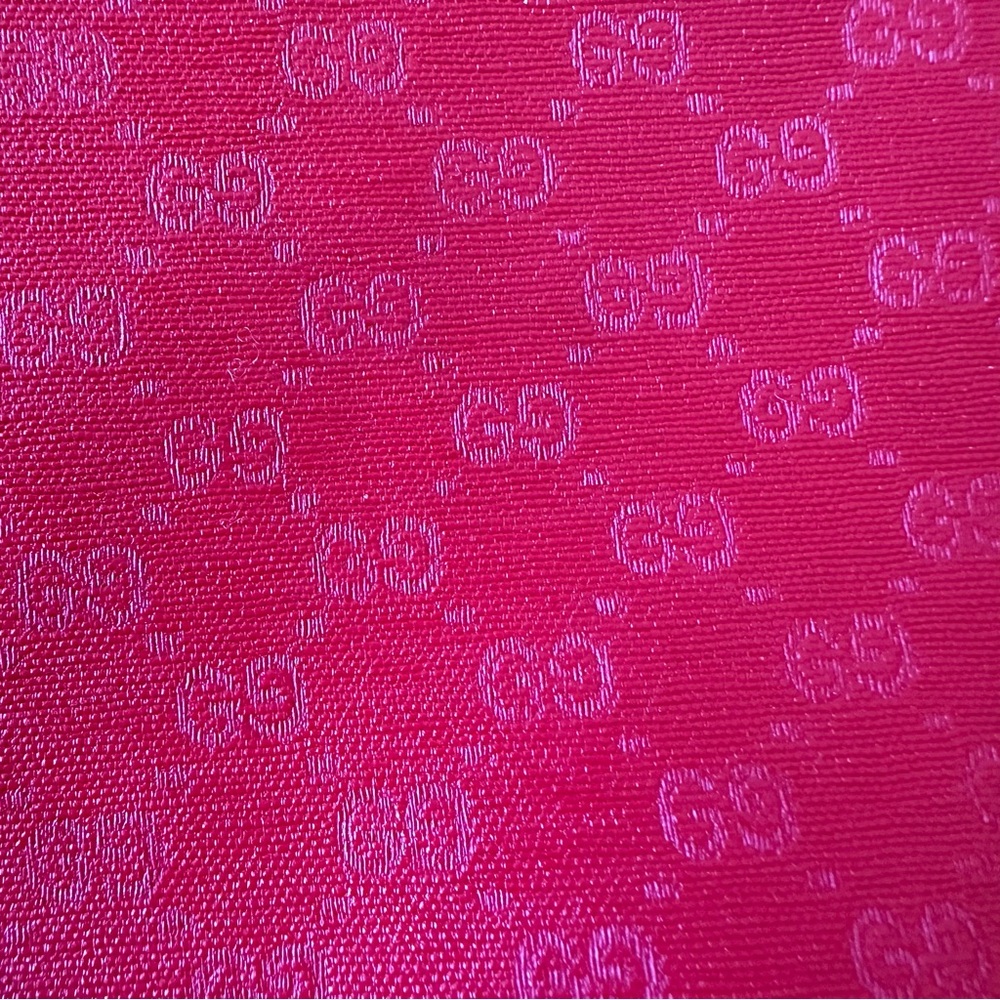 VINTAGE GUCCI Red Shoulder Bag GG Monogram See Pics For Condition - Picture 3 of 15